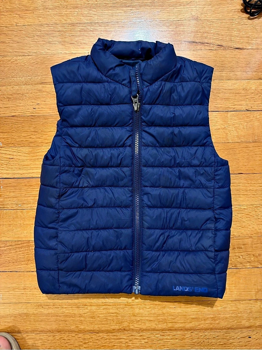 Lands' End Quilted Puffer Vest in Blue Size XS / 4-5yr